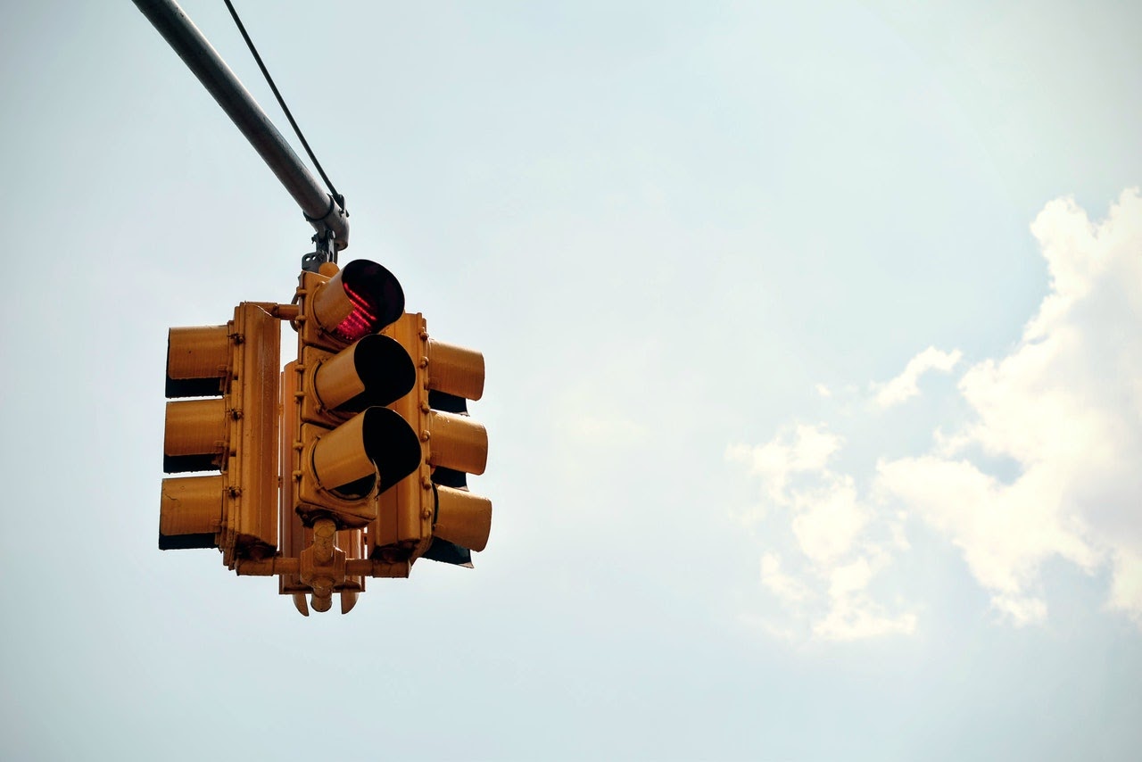 red traffic light